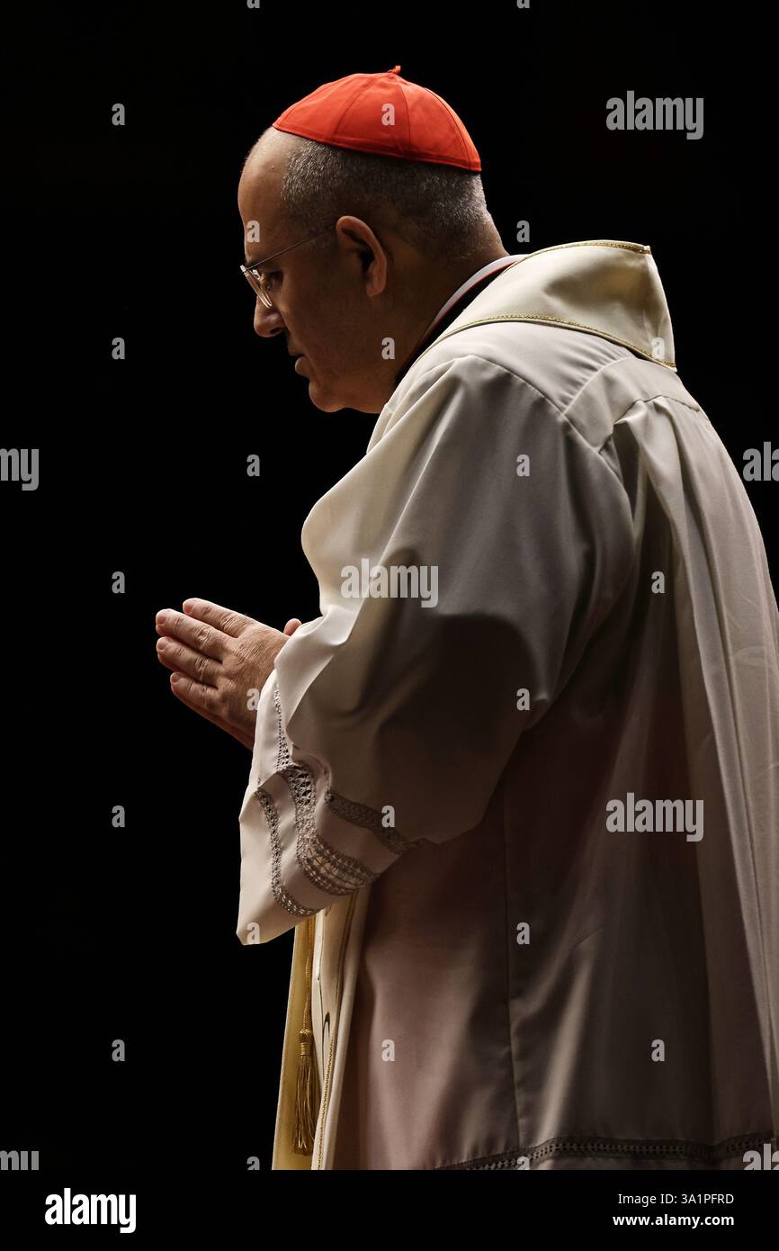 Vatican City. 9th Mar, 2025. Cardinal JOSE TOLENTINO DE MENDONCA ...