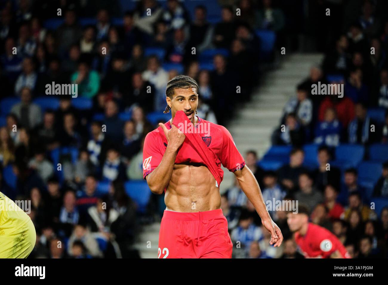 Donostia / San Sebastián, Gipuzkoa, Spain - 9th March 2025: Loïc Badé ...