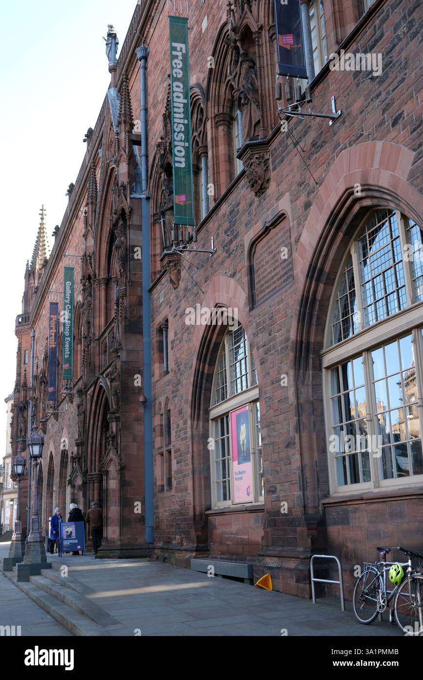 The Scottish National Portrait Gallery, Queen Street, Edinburgh Scotland Stock Photo