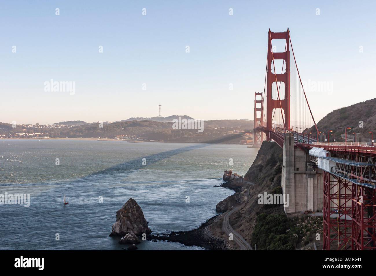 Golden Gate bridge in San Francisco, California Stock Photo