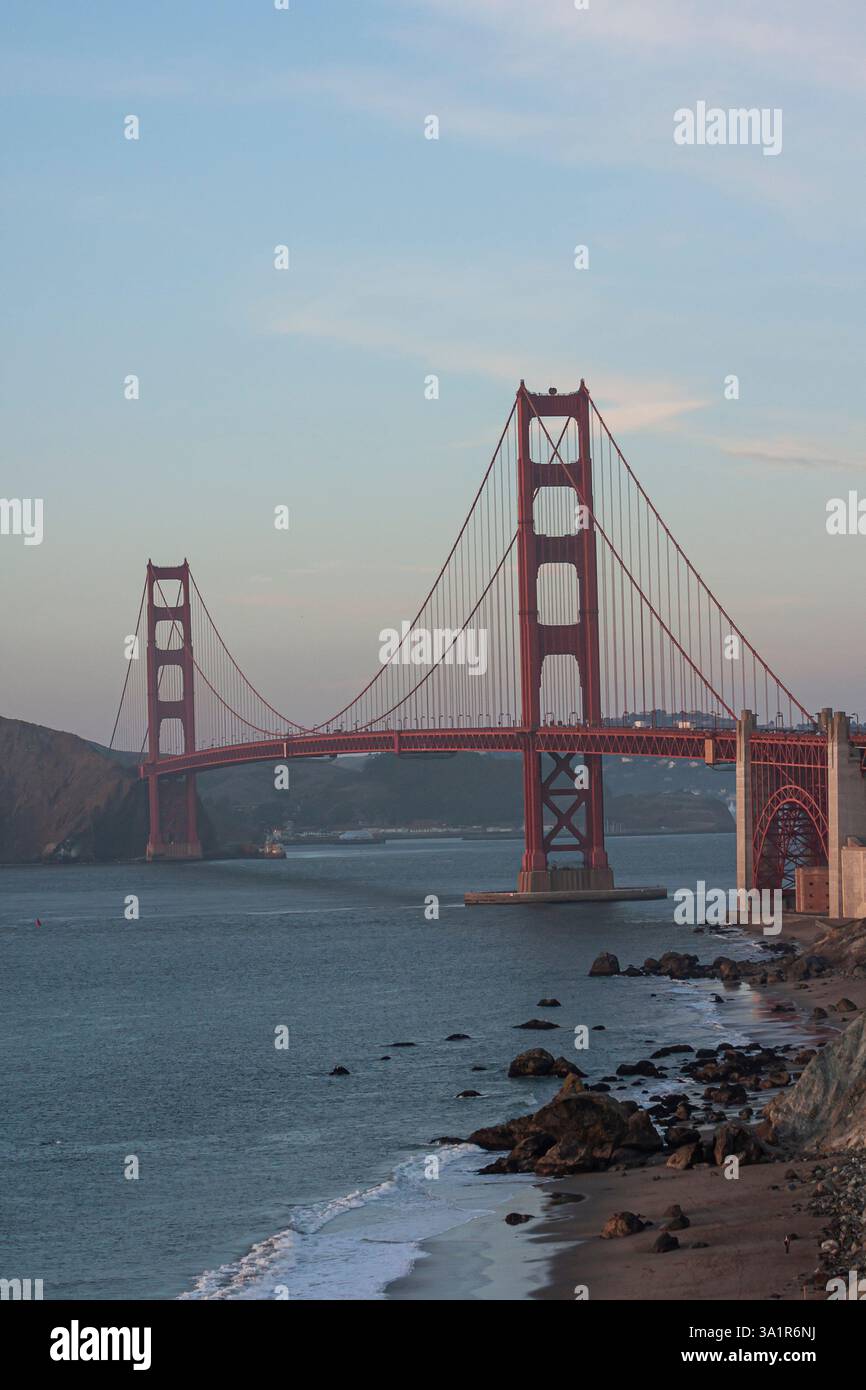Golden Gate bridge in San Francisco, California Stock Photo