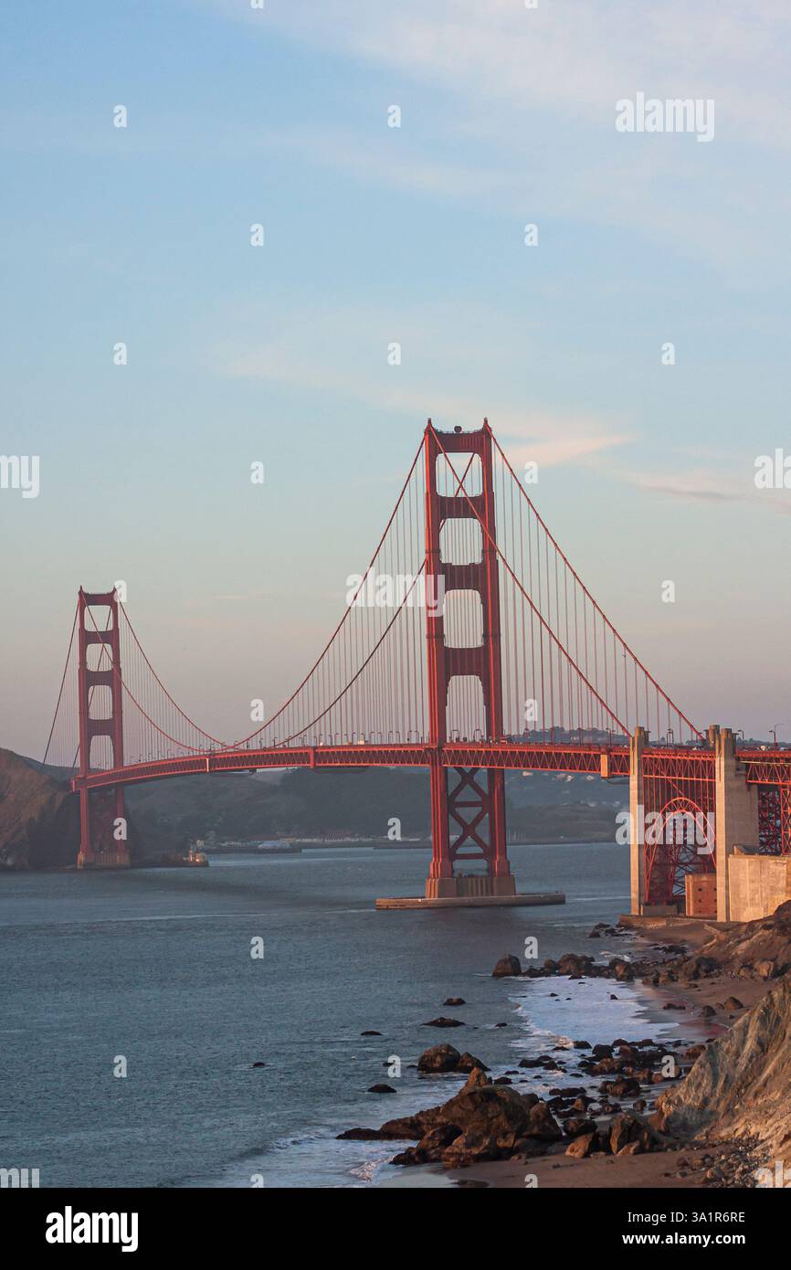 Golden Gate bridge in San Francisco, California Stock Photo