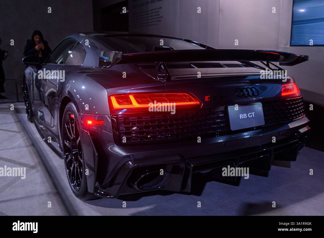 Toronto, ON, Canada - February 14, 2025: Audi R8 GT presented at the ...
