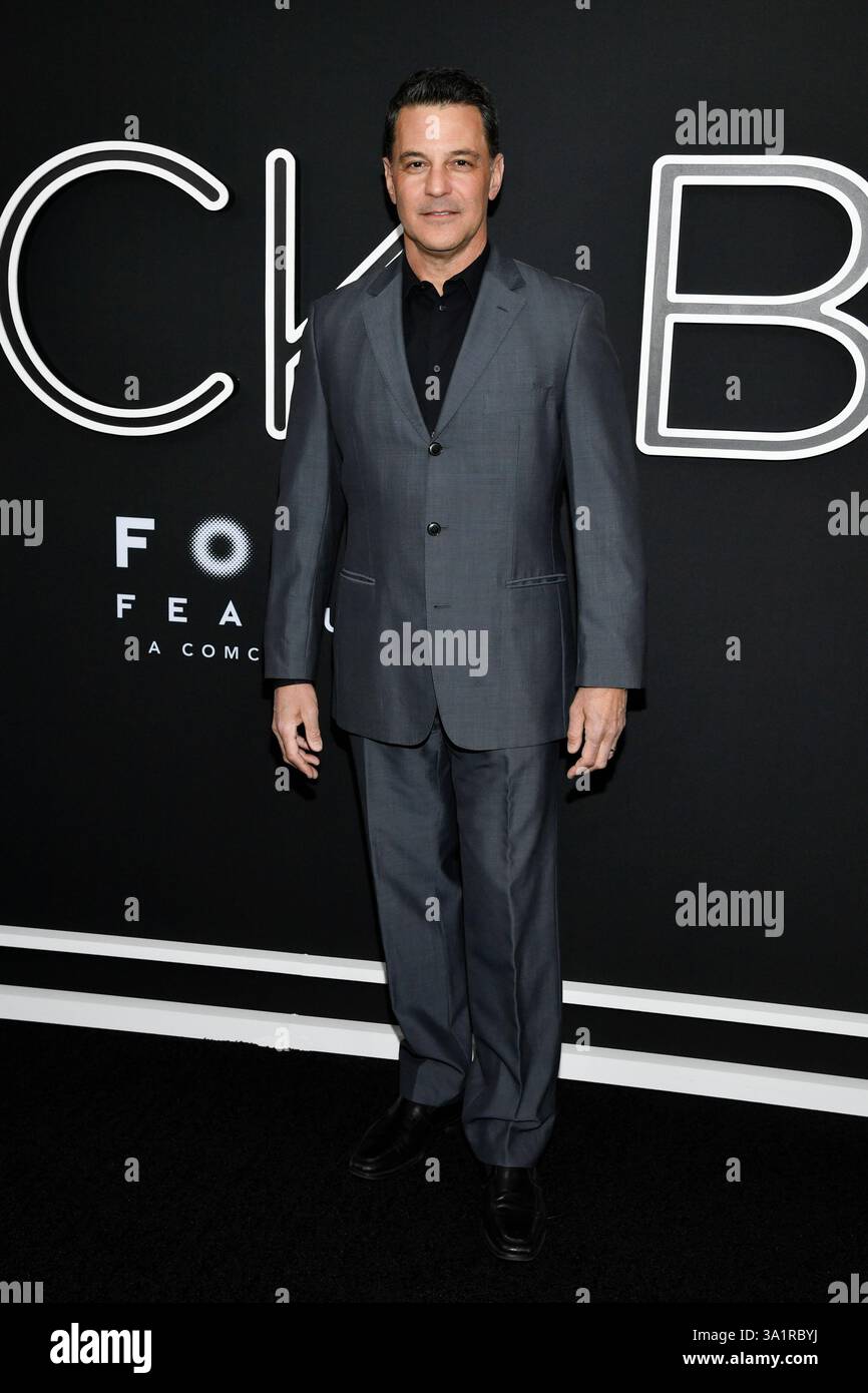 David Alan Basche attends the premiere of Focus Features' 