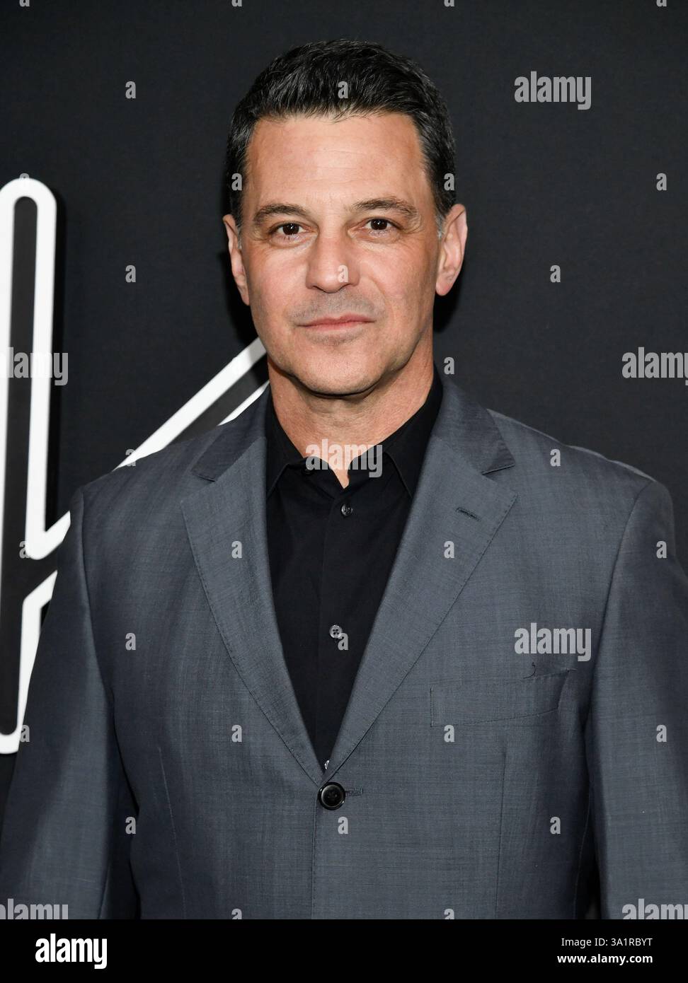 David Alan Basche attends the premiere of Focus Features' 