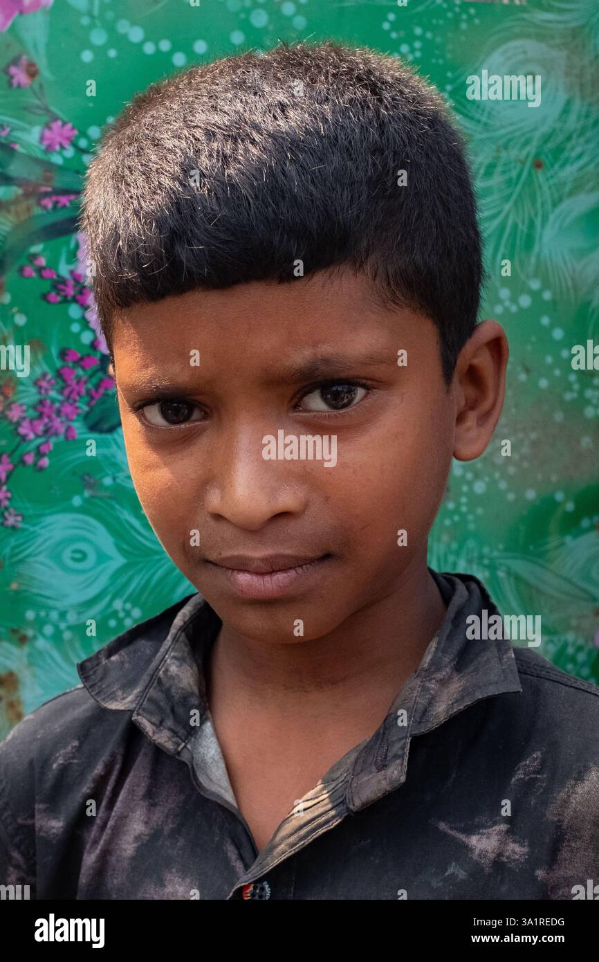 Bangladeshi child, Cox's Bazar, Bangladesh Stock Photo