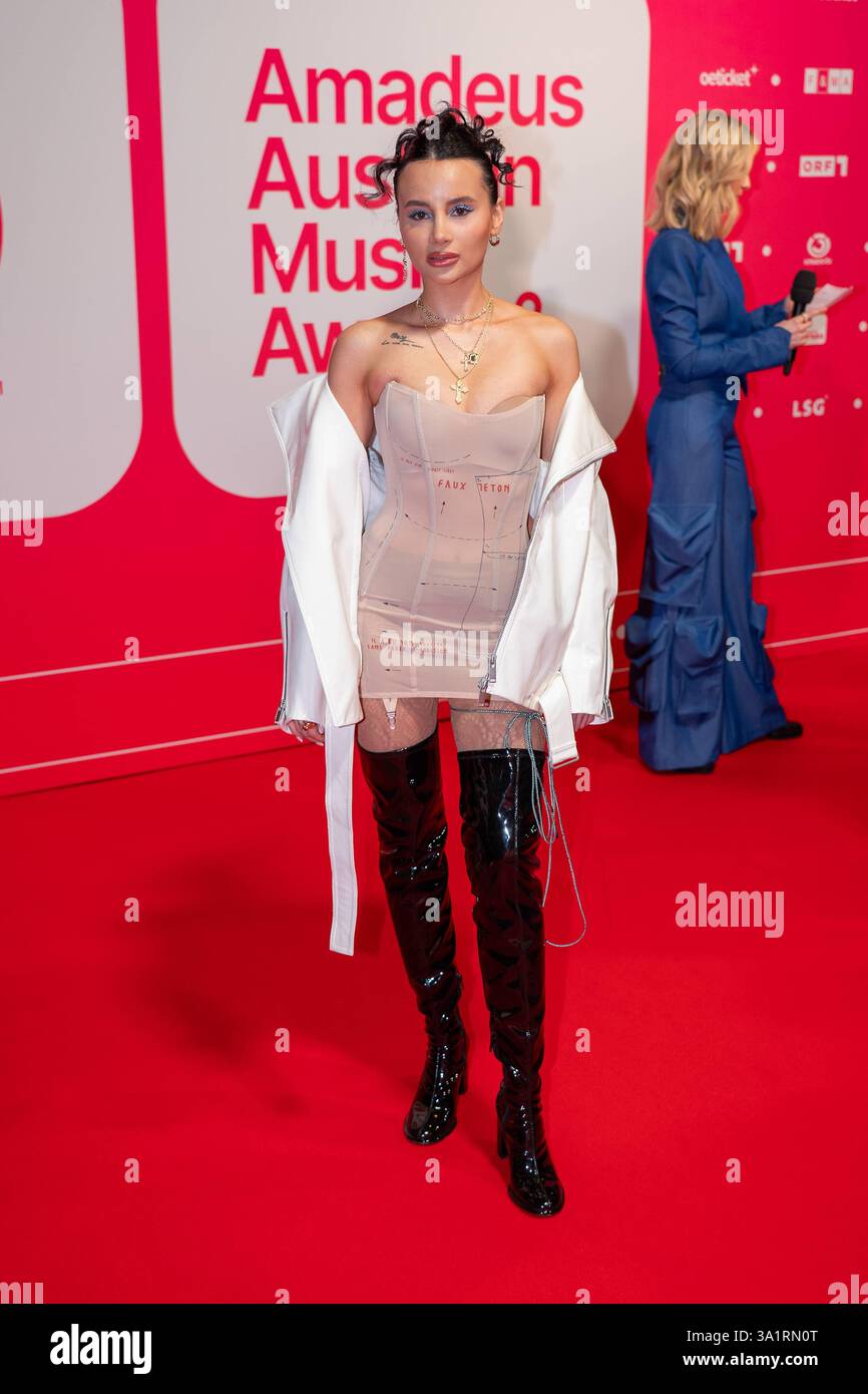 Amadeus Austrian Music Awards AAMA 2025 at Marxhalle in Vienna, on 7