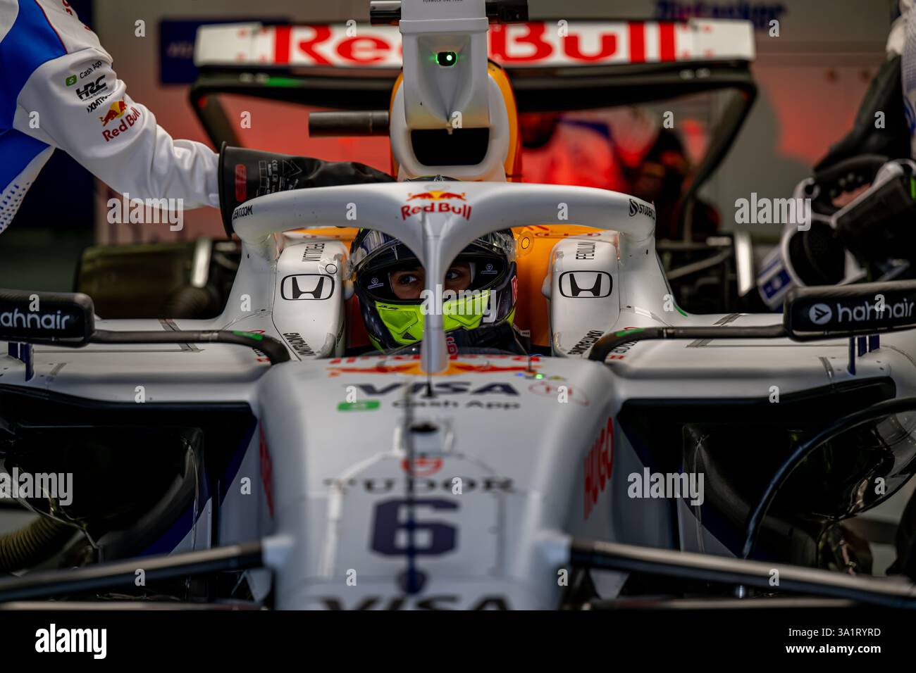 Vcarb Bahrain Testing BAHRAIN INTERNATIONAL CIRCUIT, BAHRAIN - FEBRUARY 27: Isack Hadjar ...