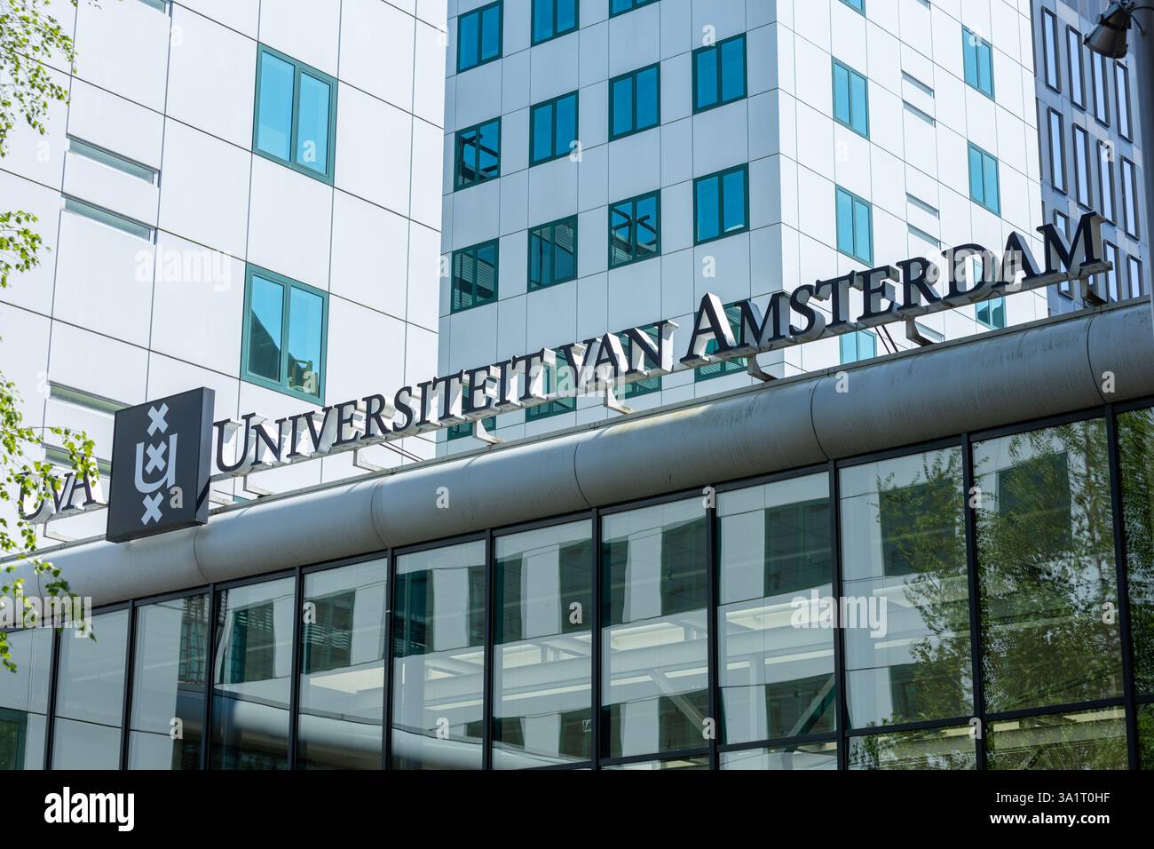 Universiteit Van Amsterdam University Of Amsterdam Logo Sign Above universiteit-van-amsterdam-university-of-amsterdam-logo-sign-above