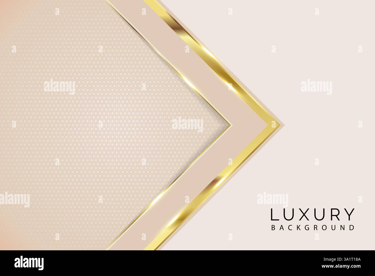 Luxurious golden arrow abstract background Stock Vector Image & Art - Alamy