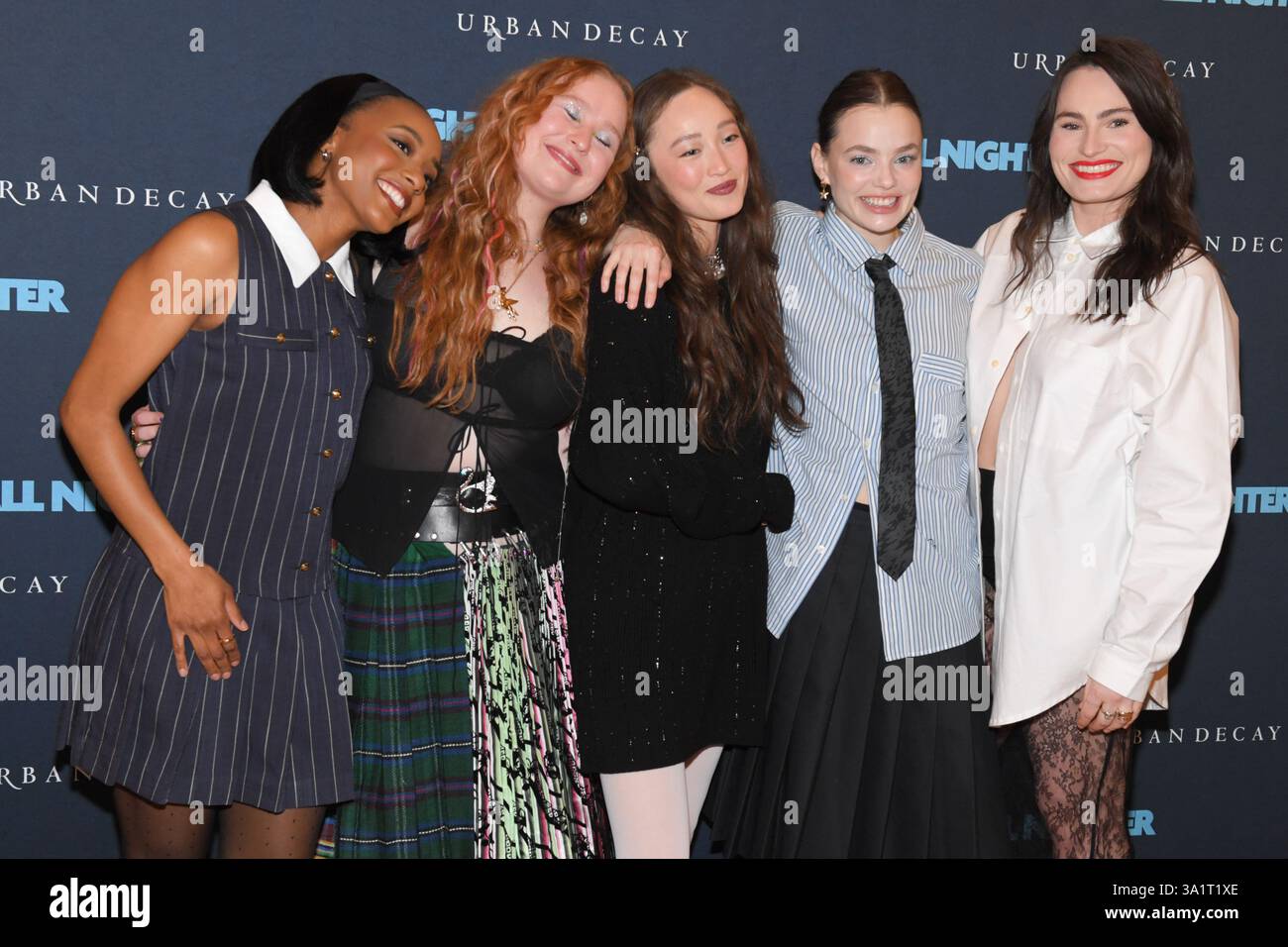 New York, USA. 09th Mar, 2025. (LR) Alyah Chanelle Scott, Julia Lester