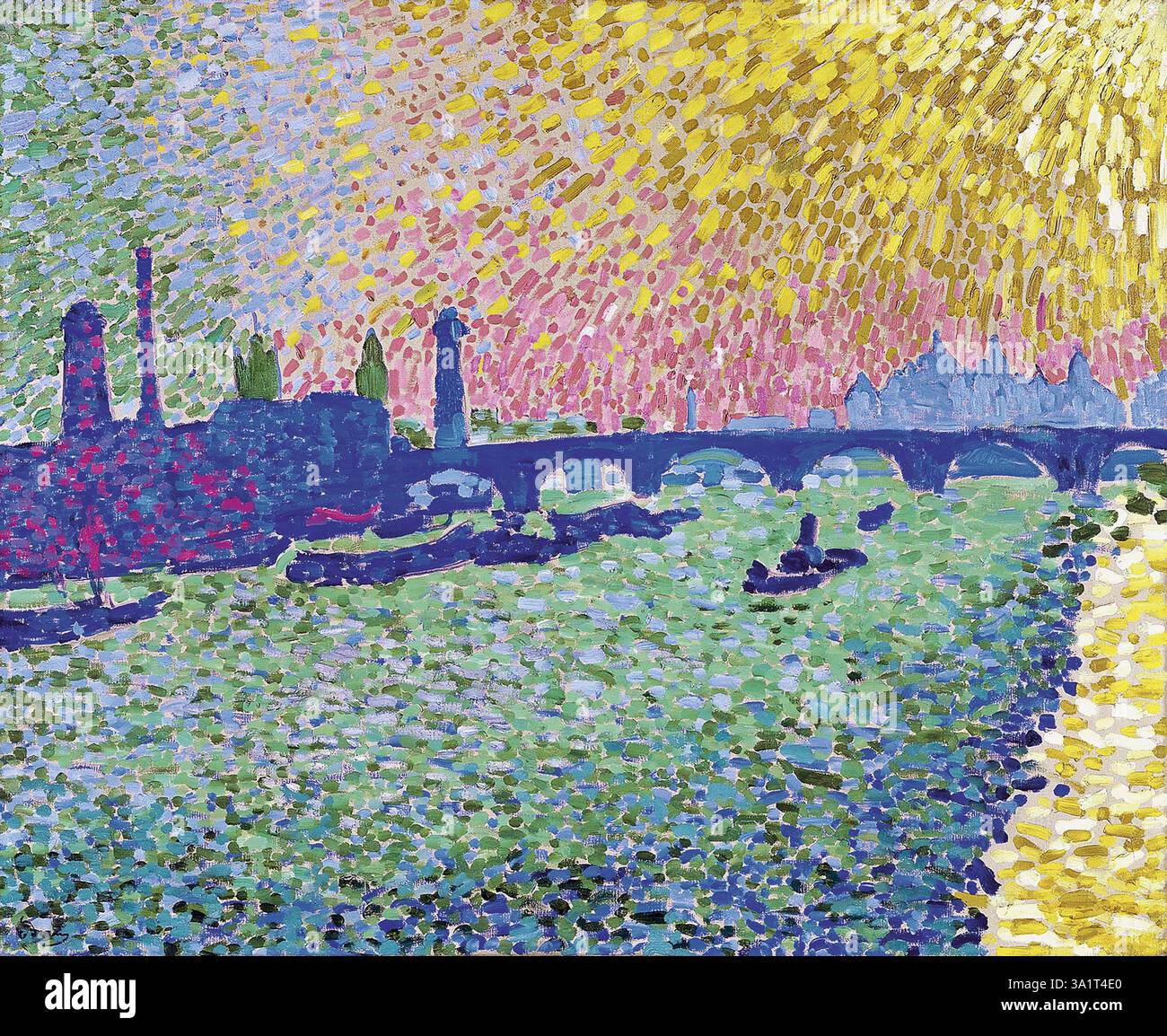 Derain、London:The Bridge、希少画集画、新品額付 Derain、London:The Bridge、希少画集画、新品額付 美術品