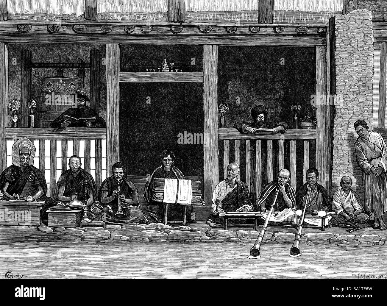 buddhist-priests-at-darjeeling-himalayas-1873-engraving-from-a