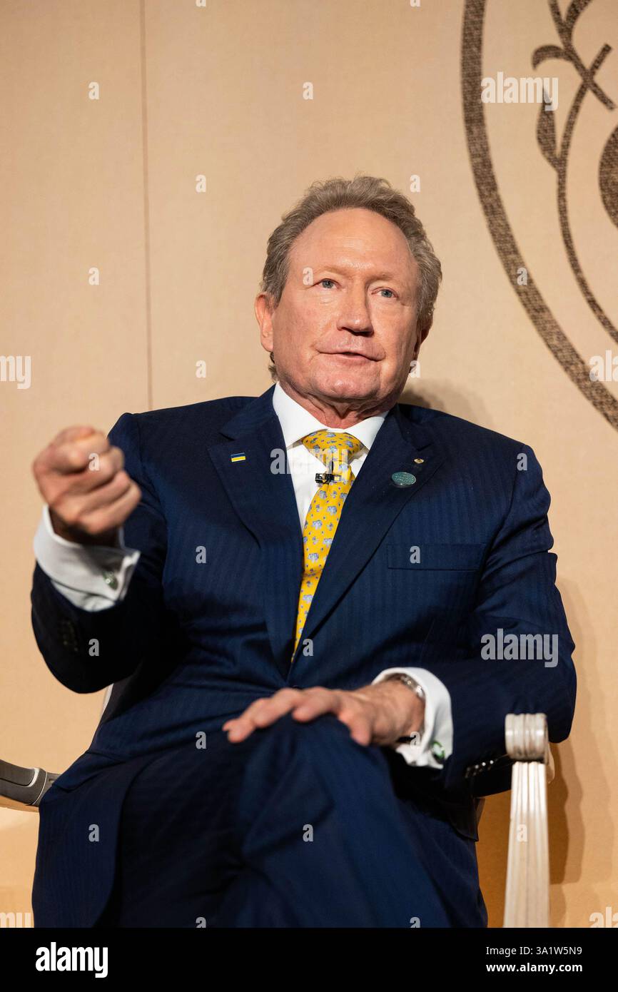 EDITORIAL USE ONLY Andrew Forrest, Executive Chairman, Fortescue ...