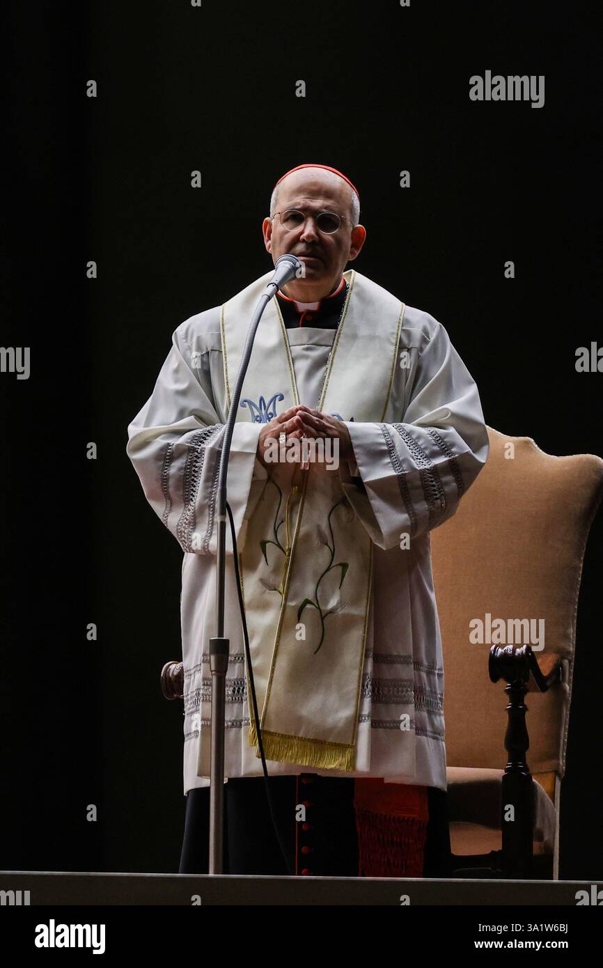 Vatican, Italy. 09th Mar, 2025. Cardinal José Tolentino de Mendonca ...