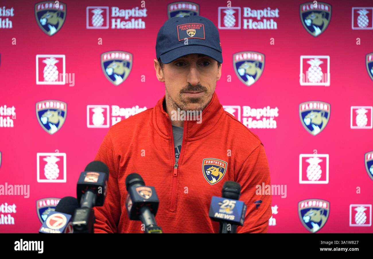 Florida Panthers forward Brad Marchand, who was acquired in a trade by