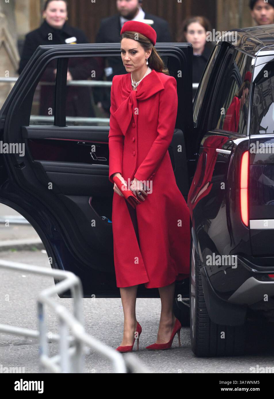 London, UK. March 10th, 2025. The Princess of Wales arriving at