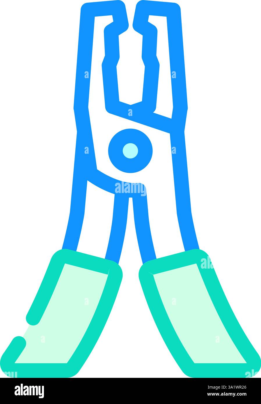 bracket remover orthodontist color icon vector illustration Stock ...