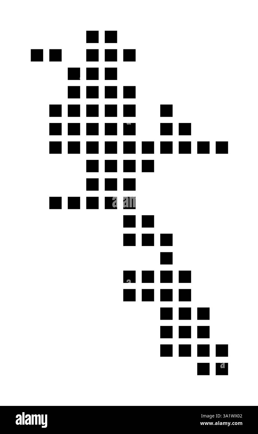 Symbol Map of the City Saratoga Springs (Utah) showing the city with a