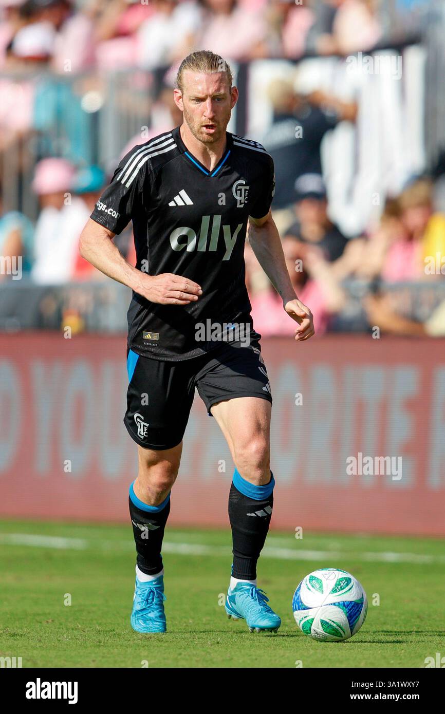 FORT LAUDERDALE, FL - MARCH 09: Tim Ream #3 of Charlotte FC in action ...