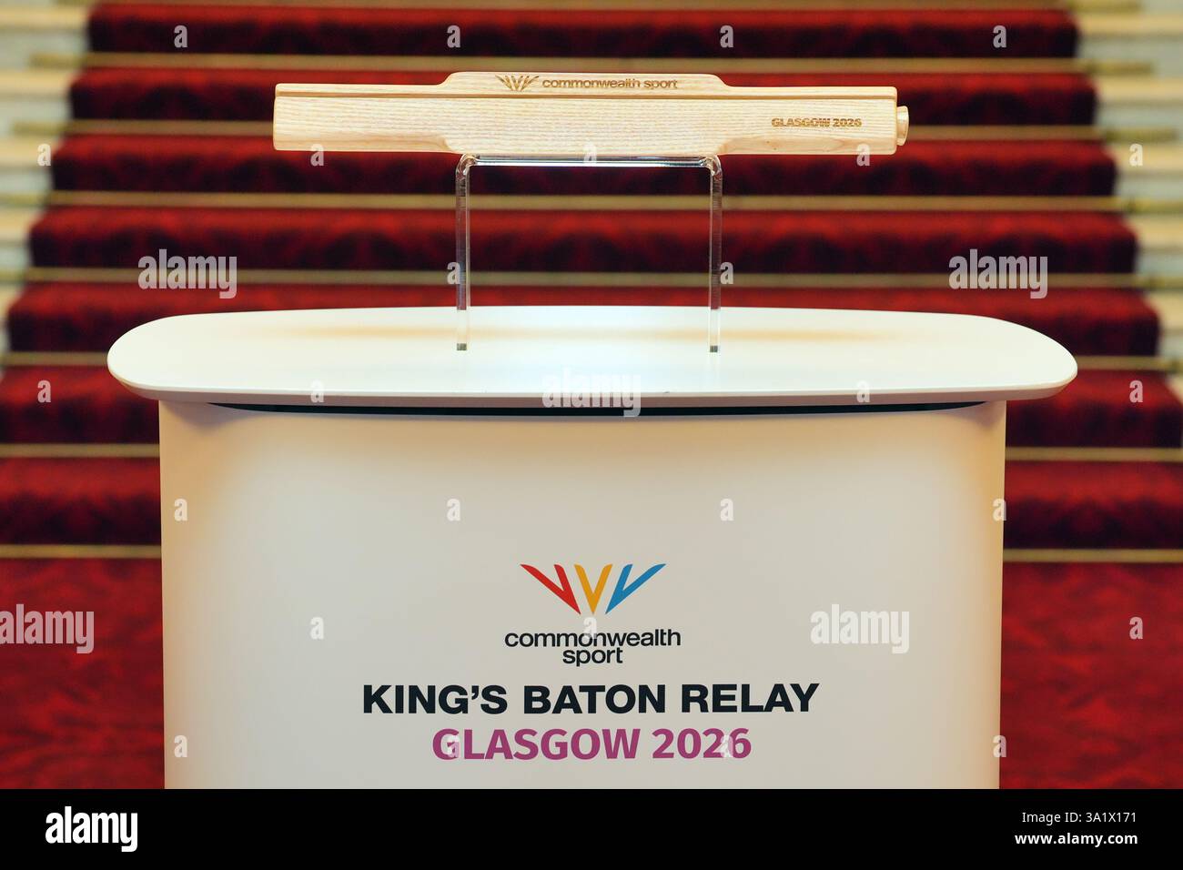The Commonwealth baton ahead of King Charles III launching the ...