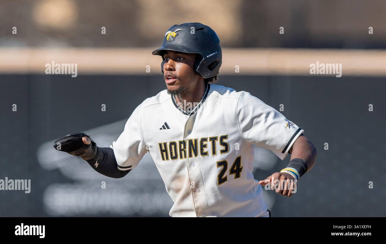 Alabama State utility Kameron Douglas (24) during an NCAA baseball game on Sunday, Mar. 2, 2025