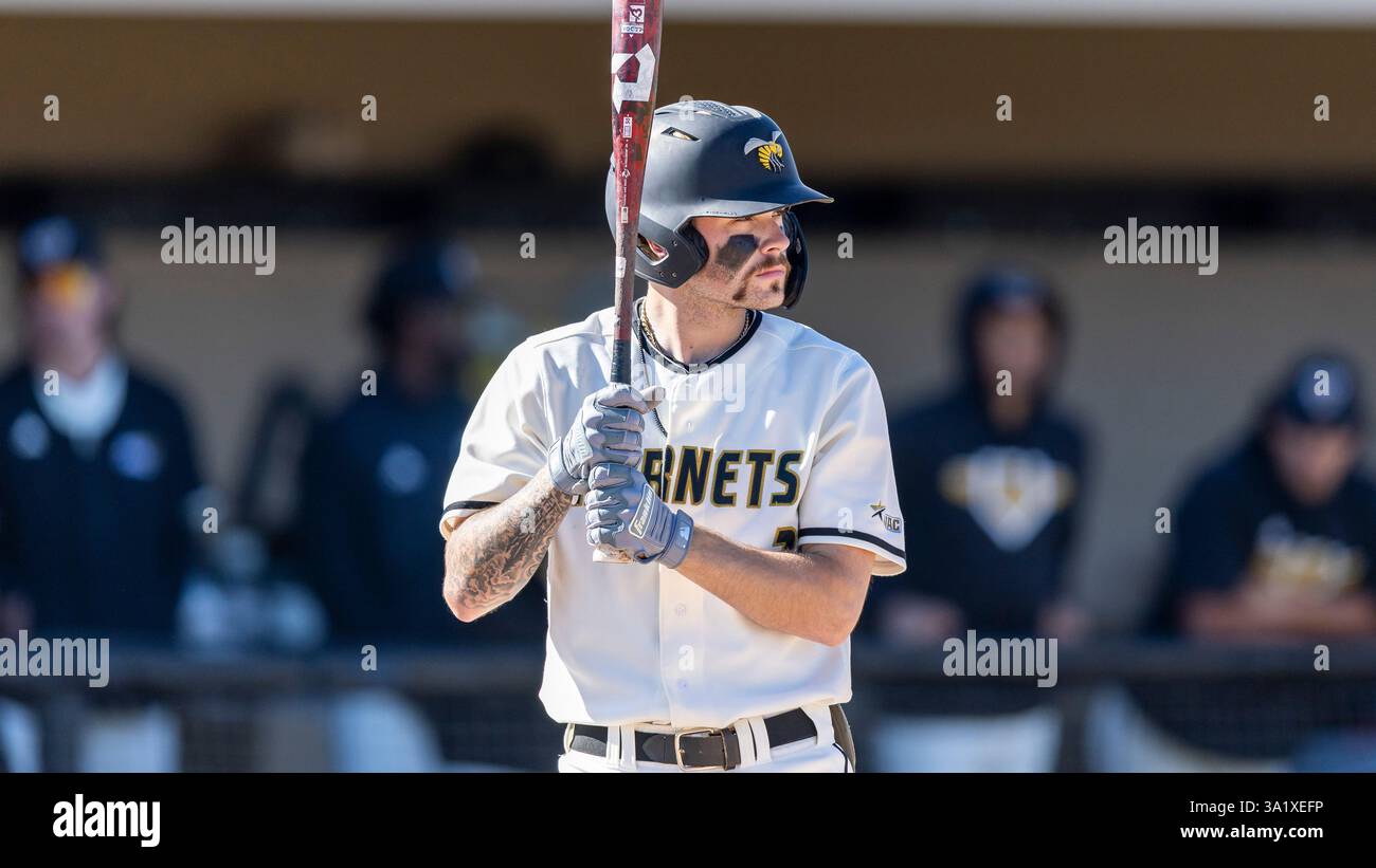 Alabama State pitcher/infielder Kyler McIntosh (3) during an NCAA baseball game on Sunday, Mar