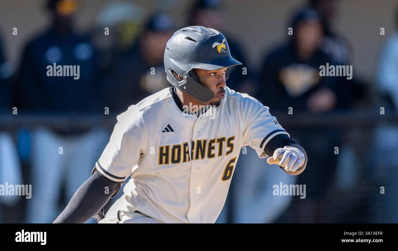 Alabama State catcher DeMarckus Smiley (6) during an NCAA baseball game on Sunday, Mar. 2, 2025