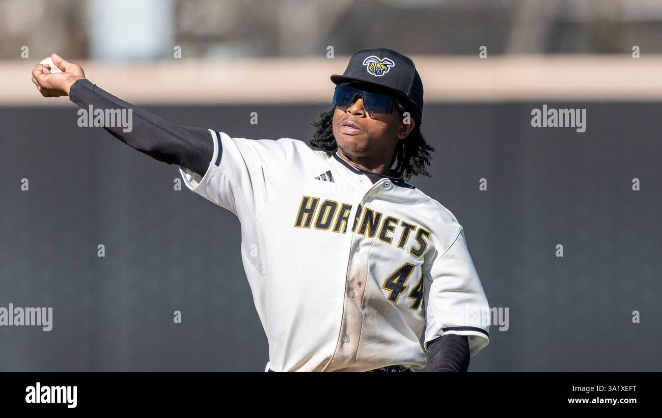 Alabama State infielder Devin Chandler (44) during an NCAA baseball game on Sunday, Mar. 2, 2025