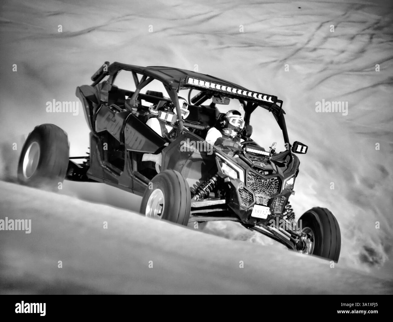 Dunebuggy races in the desert Stock Photo