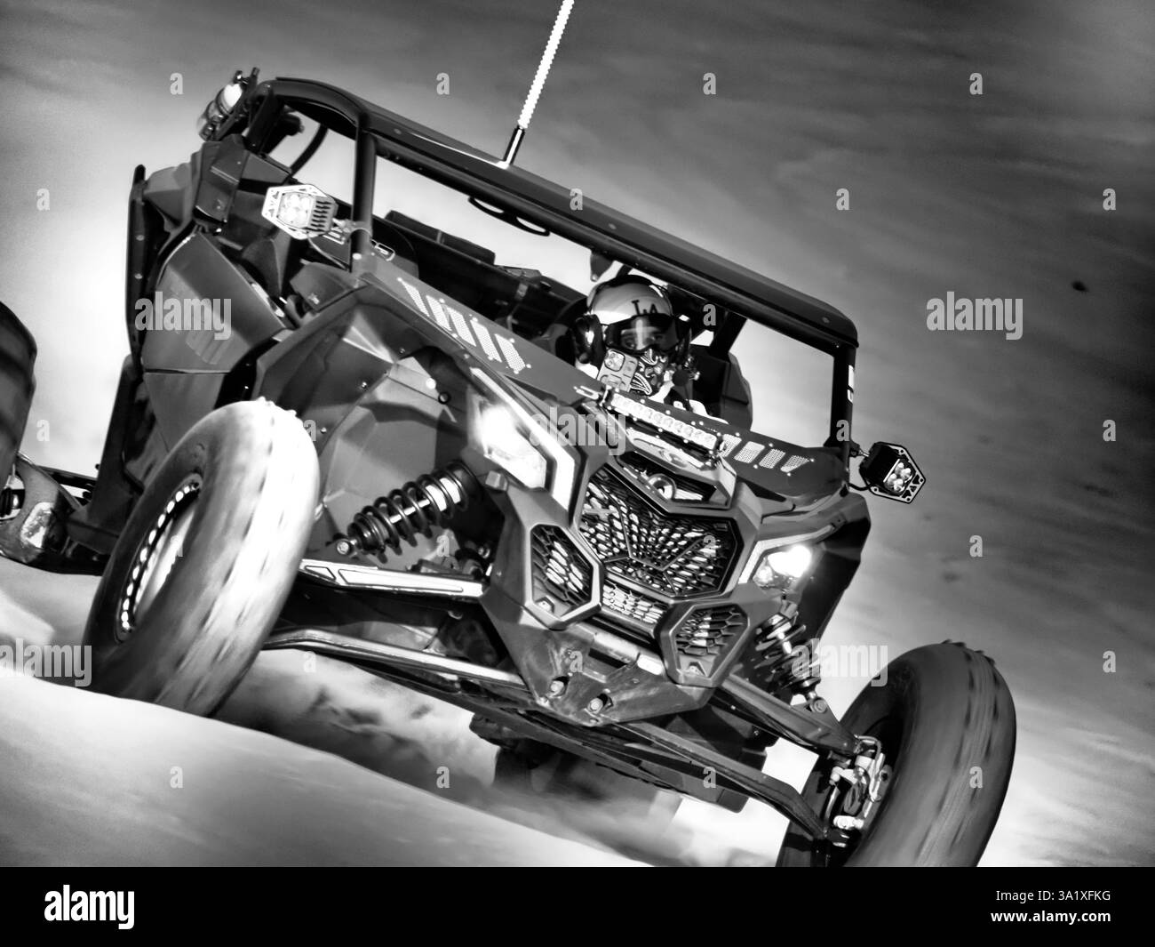 Dunebuggy races in the desert Stock Photo