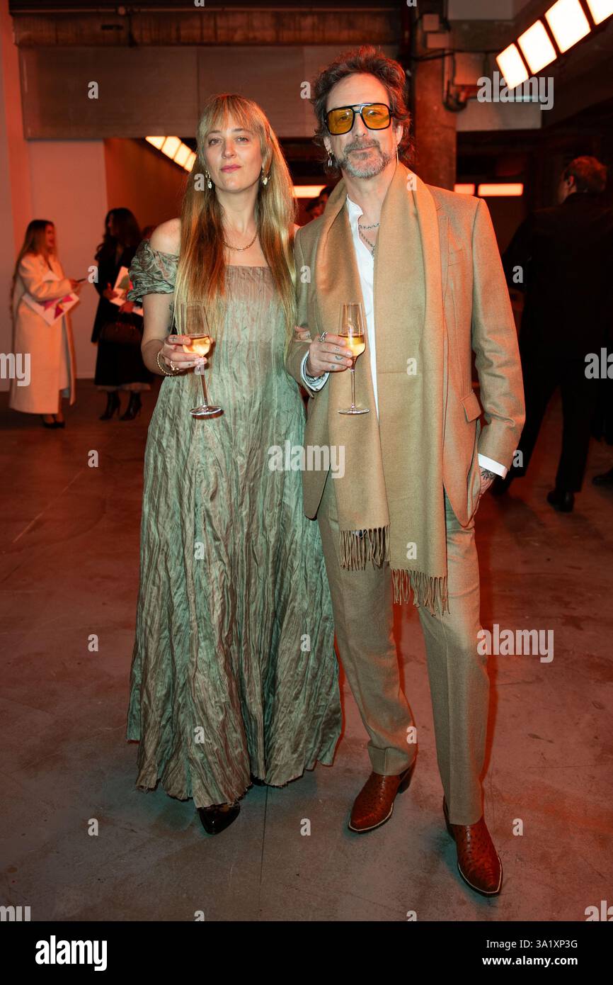 Camille Robinson and Chris Robinson attending the Gabriela Hearst