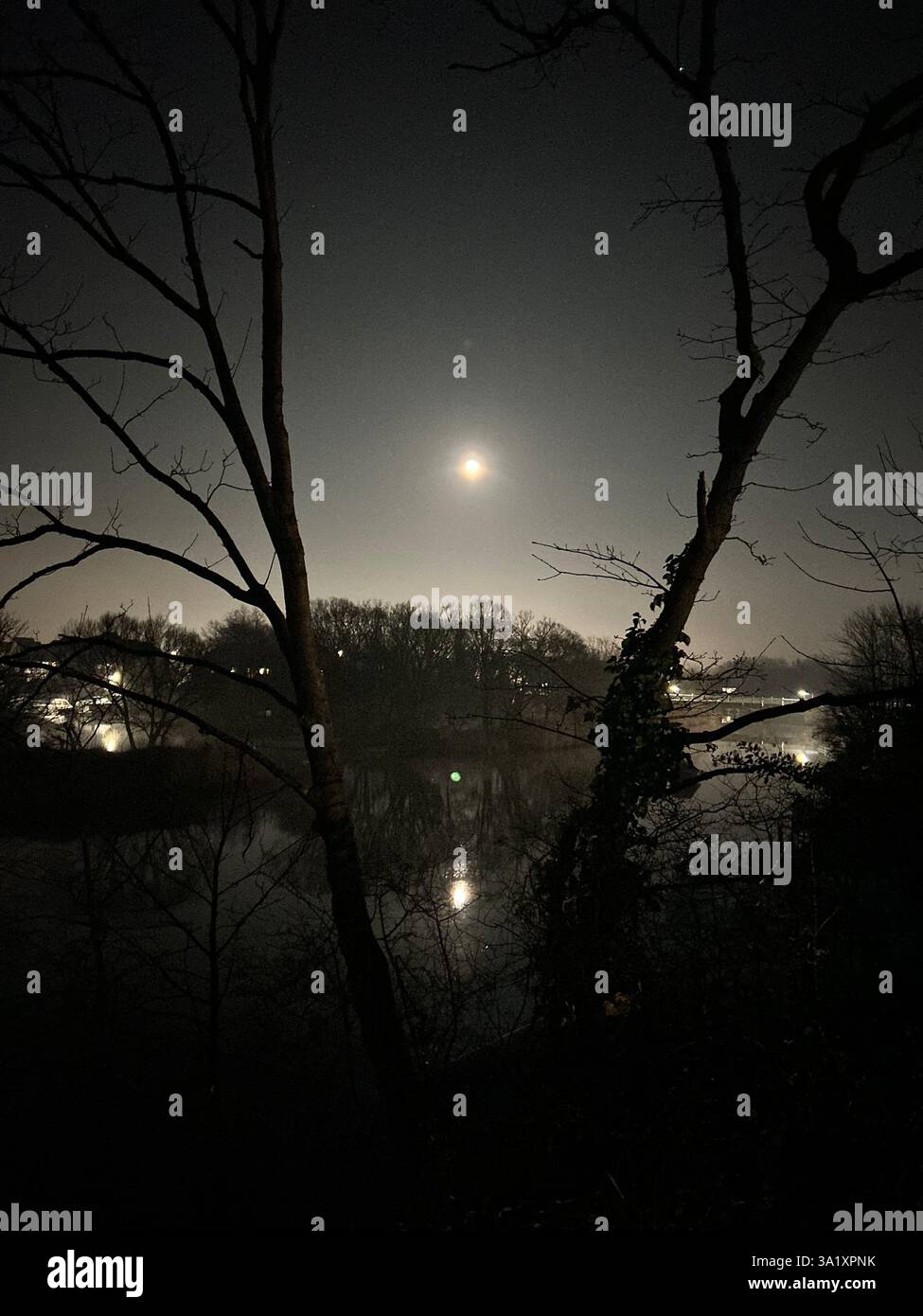 Night time reflections hi-res stock photography and images - Alamy
