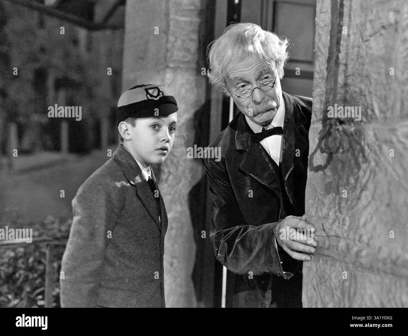 GOODBYE MR. CHIPS 1939 MGM film with Robert Donat at right and Terry Kilburn Stock Photo
