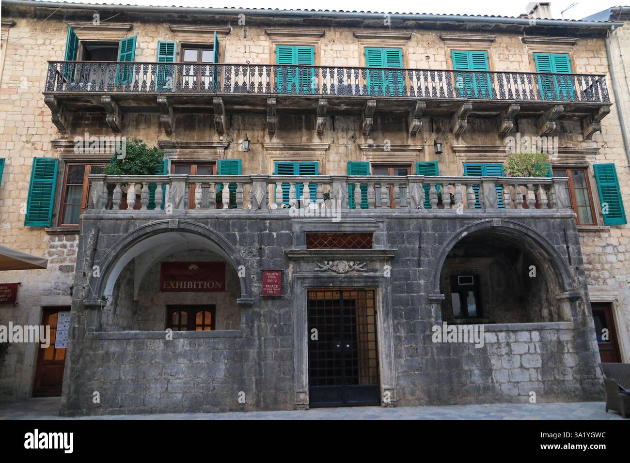 Pima Family Palace in Kotor, Montenegro Stock Photo - Alamy
