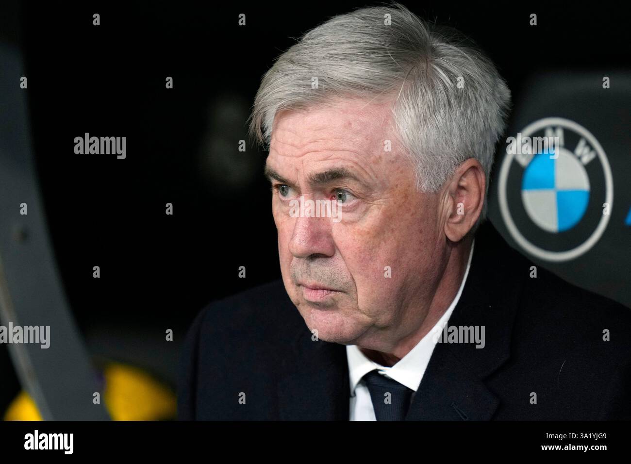 Real Madrid CF head coach Carlo Ancelotti during the La Liga EA Sports