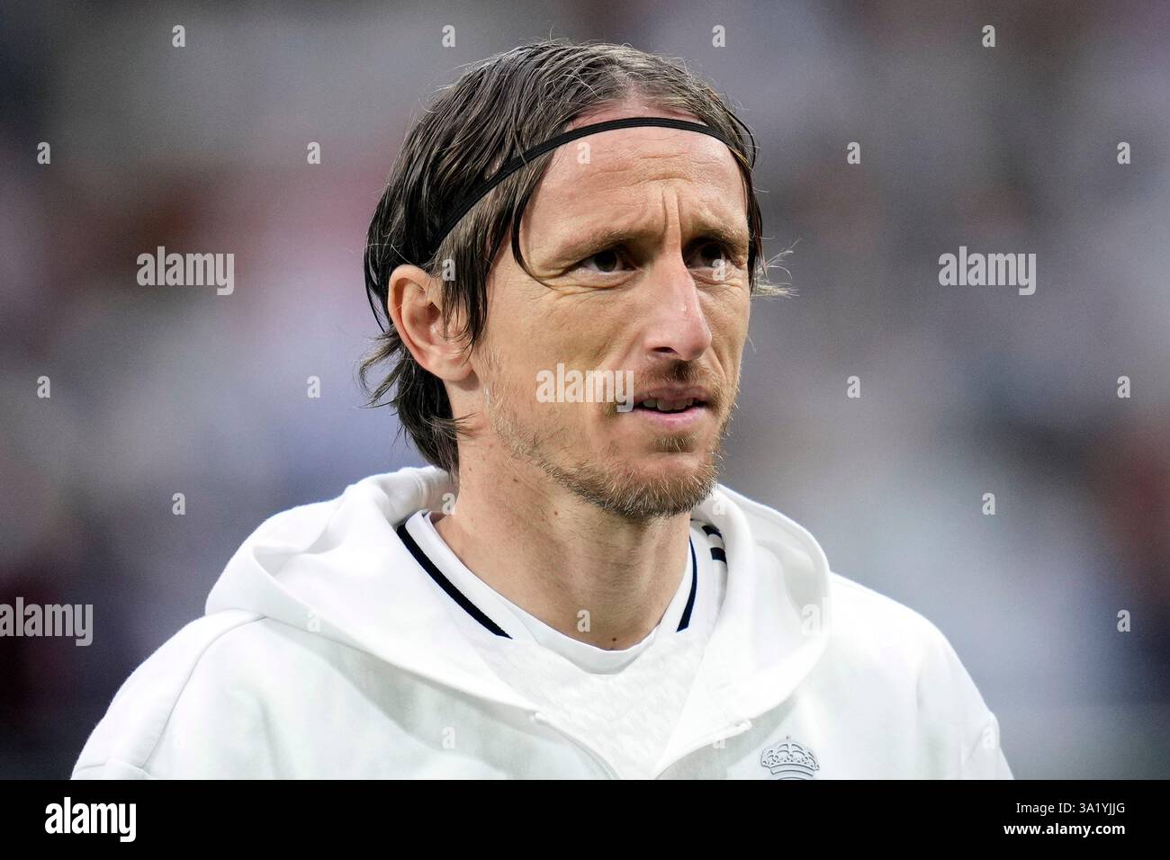 Luka Modric of Real Madrid CF during the La Liga EA Sports match