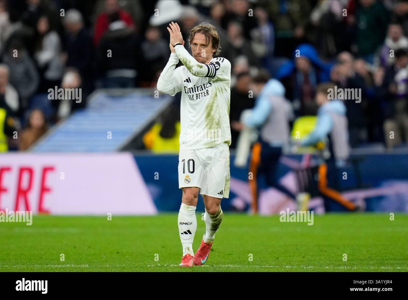 Luka Modric of Real Madrid CF during the La Liga EA Sports match