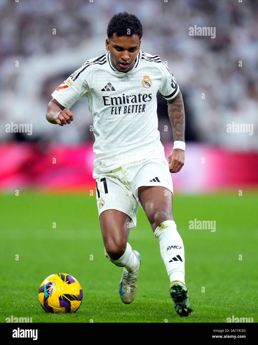 Rodrygo Goes of Real Madrid CF during the La Liga EA Sports match