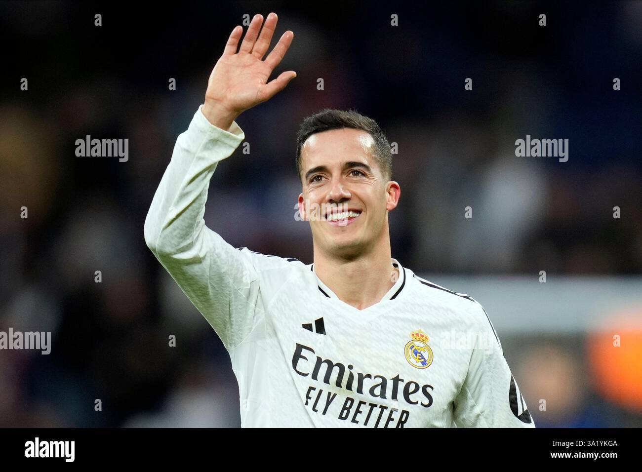 Lucas Vazquez of Real Madrid CF during the La Liga EA Sports match