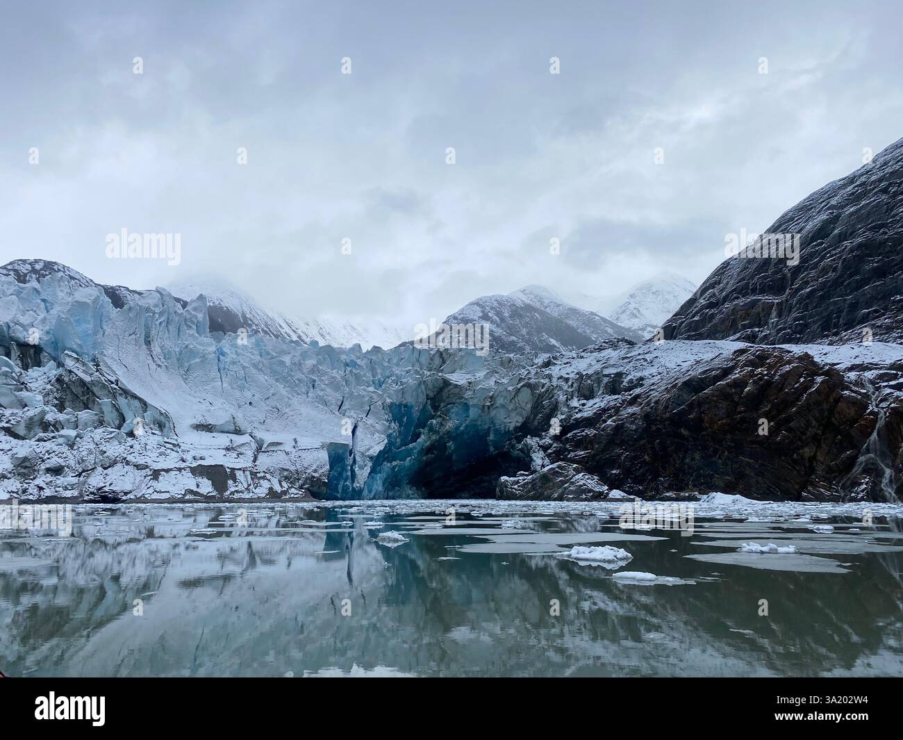 Alaskan Glacier - Smartphone Captured Stock Image