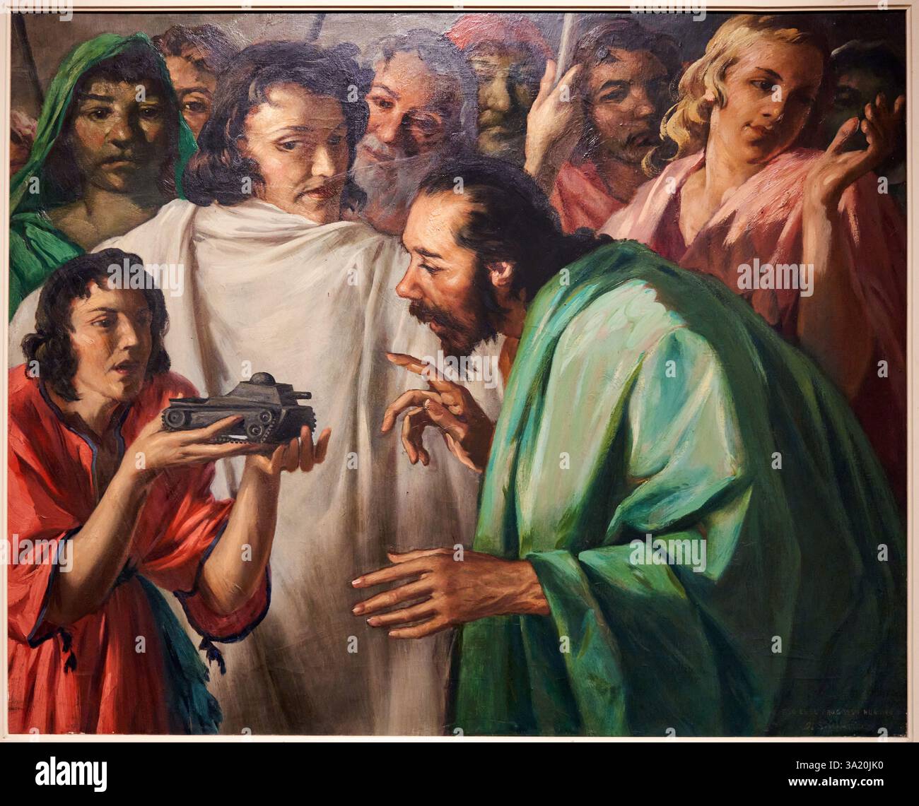 Eso es el progreso humano, DANIEL SABATER SALABERT (1888-1951), Museo de Bellas Artes de Valencia, Comunidad Valenciana, Spain Stock Photo
