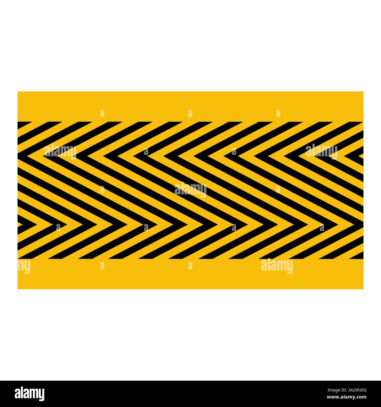 Varning Symbol Rectangular Black and yellow warning line striped rectangular warning safety hazard ...