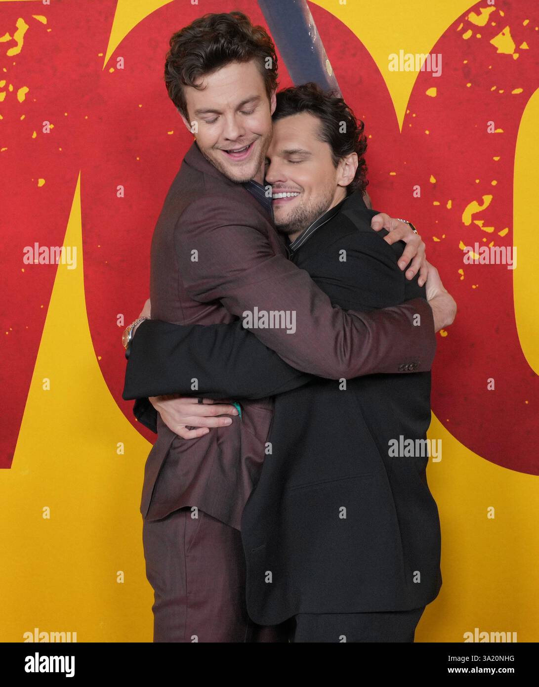 (LR) Jack Quaid and Ray Nicholson at the Paramount Pictures