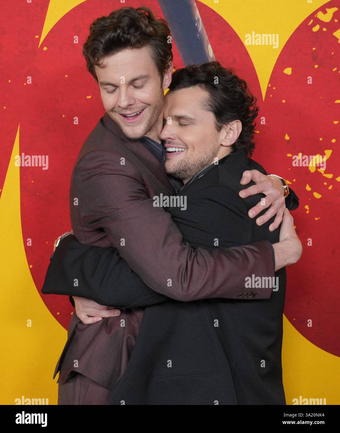 (LR) Jack Quaid and Ray Nicholson at the Paramount Pictures
