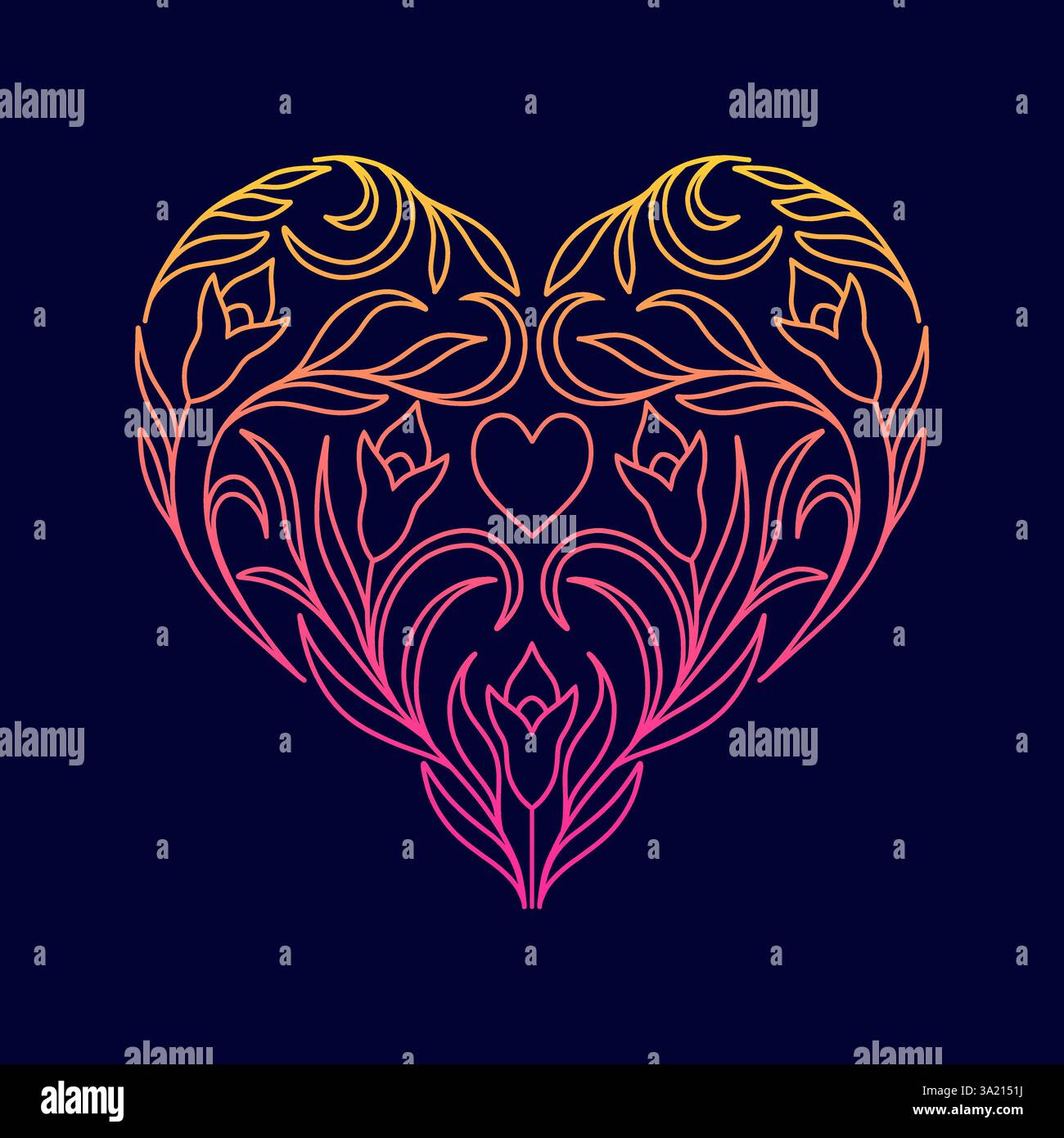 Romantic gradient Stock Vector Images - Alamy