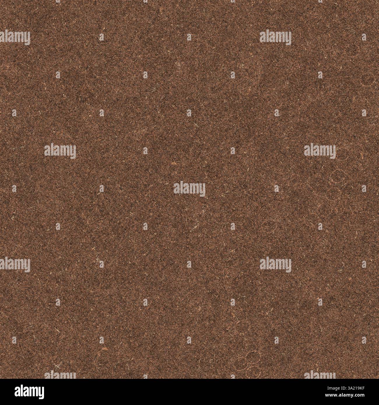Seamless brown felt material texture background showing tiny fibers Stock Photo