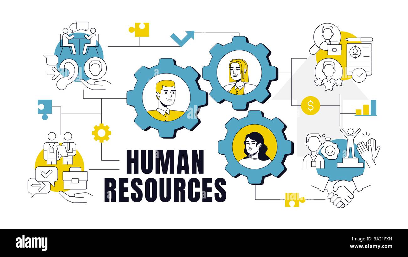 Human resources concept illustration Stock Vector Image & Art - Alamy