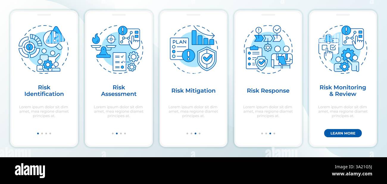Risk management ui Stock Vector Images - Alamy