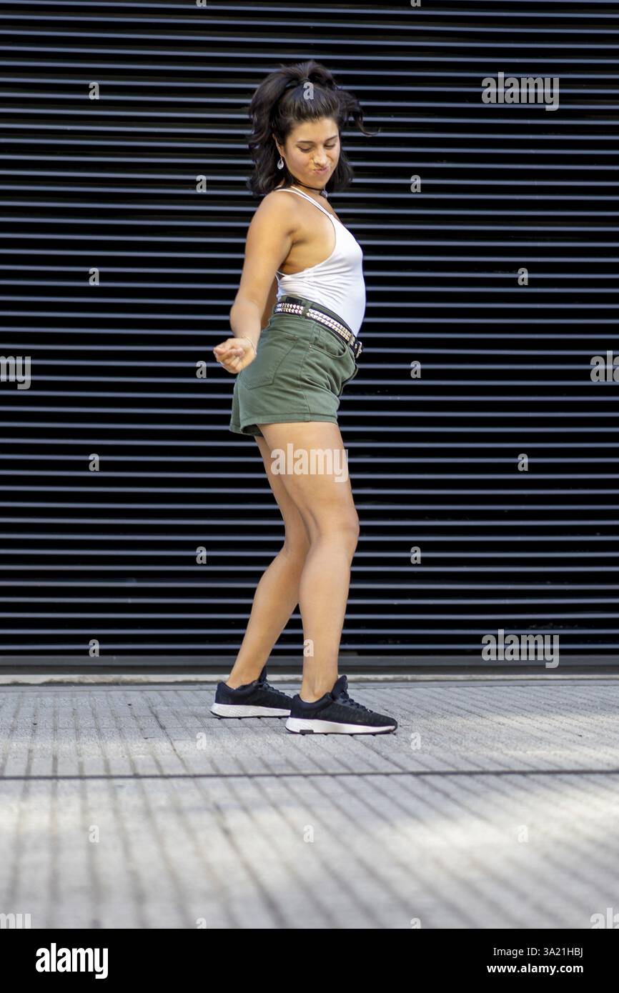 Woman in skirt dancing hi-res stock photography and images - Alamy
